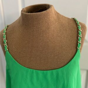 Vibrant Green Sleeveless Top